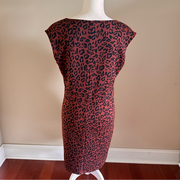 Nine West Animal Print Sleeveless Dress Size Medium NWT - Picture 5 of 7
